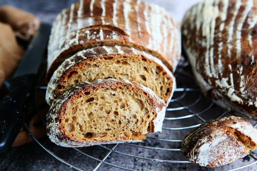 Rye Mixed Bread with Wild Yeast Starter