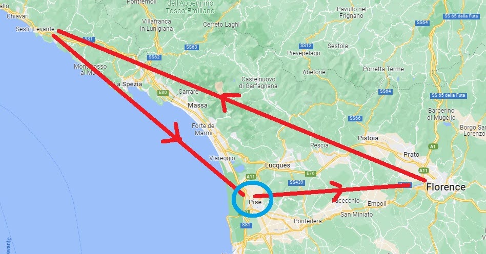 itinéraire toscane