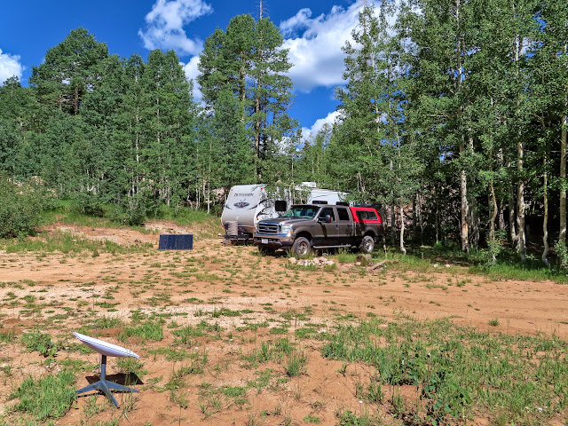 Our first camp spot near Sage Valley