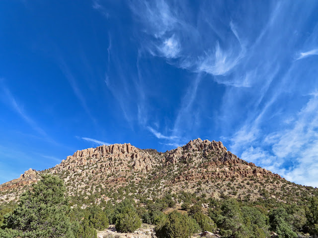 View north from Crystal Peak Pass