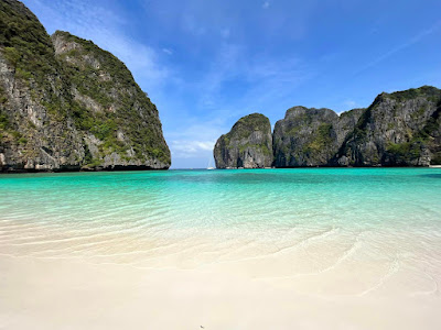 Relax on the white sandy beach