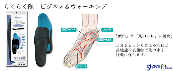 らくらく隊インソール ビジネスアンドウォーキング