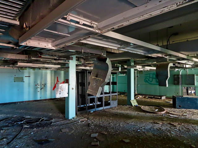 Inside a building at the Utah Launch Complex