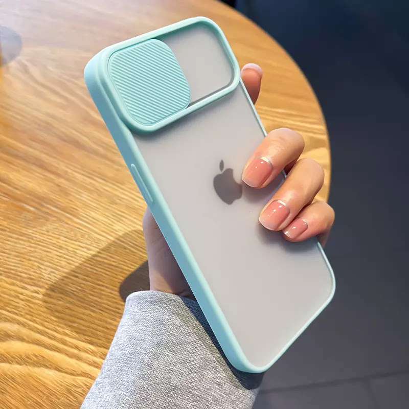 Funda para celular color verde menta 