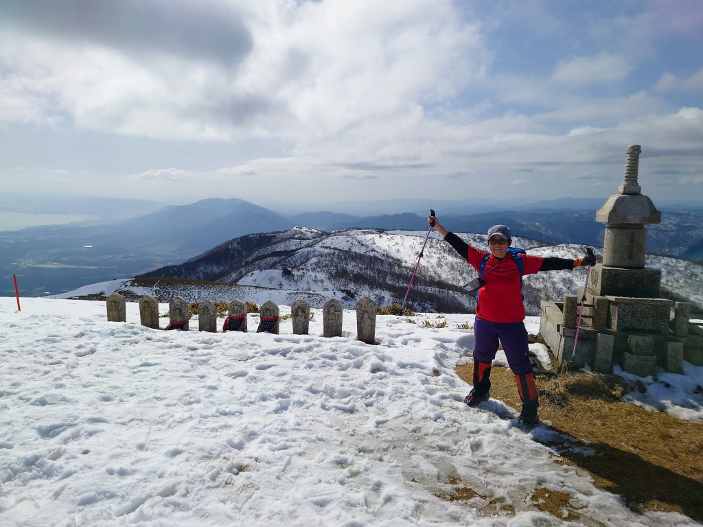 雪の蓬莱山登山│権現岳～蓬莱山ピストンルート