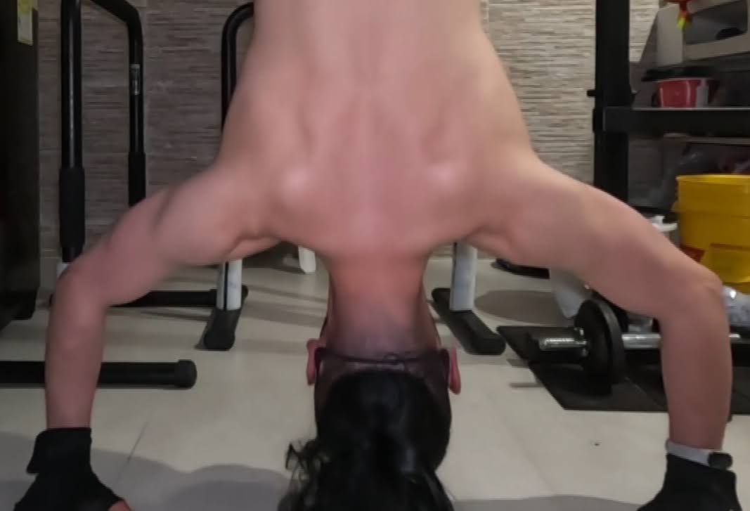 Entrenando de cabeza