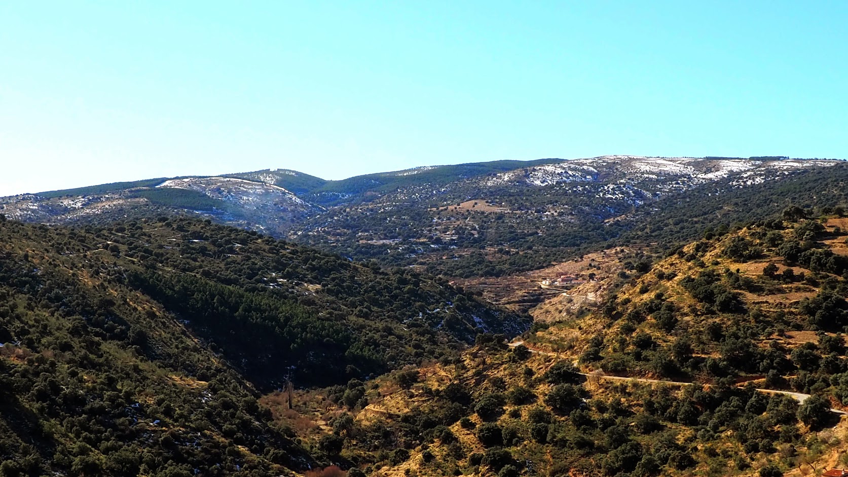 Vistas de sierra de los Filabres desde collado Hondo