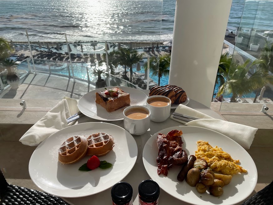 Breakfast from room service