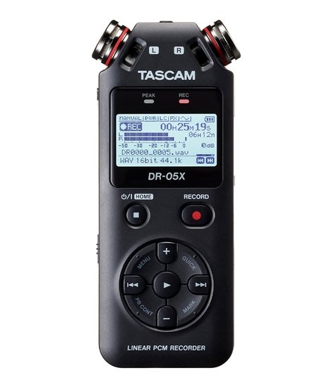 錄音筆推薦【TASCAM】TASDR DR-05X 攜帶型數位錄音機