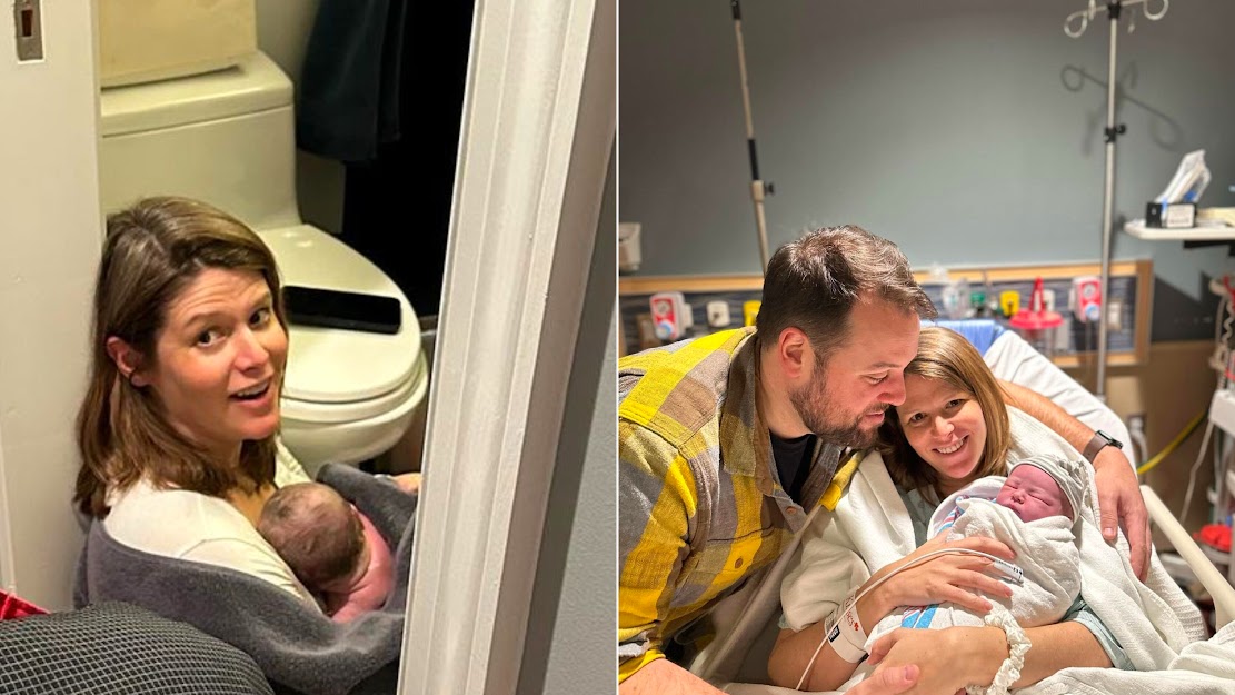 Kasie Hunt Delivers Baby in Bathroom After 13-Minute Labor