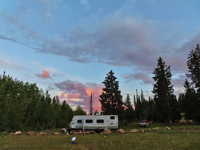 Colorful clouds on Sunday