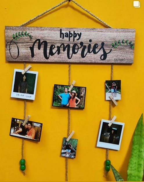 Handmade Wooden Plank Memory Lane