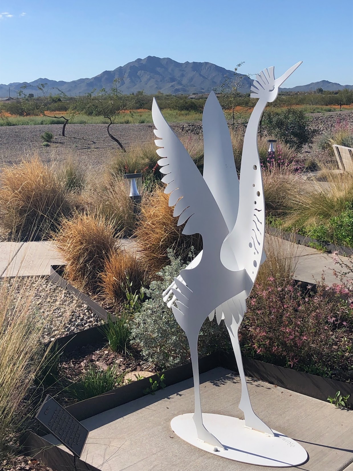 sculpture at gilbert regional park