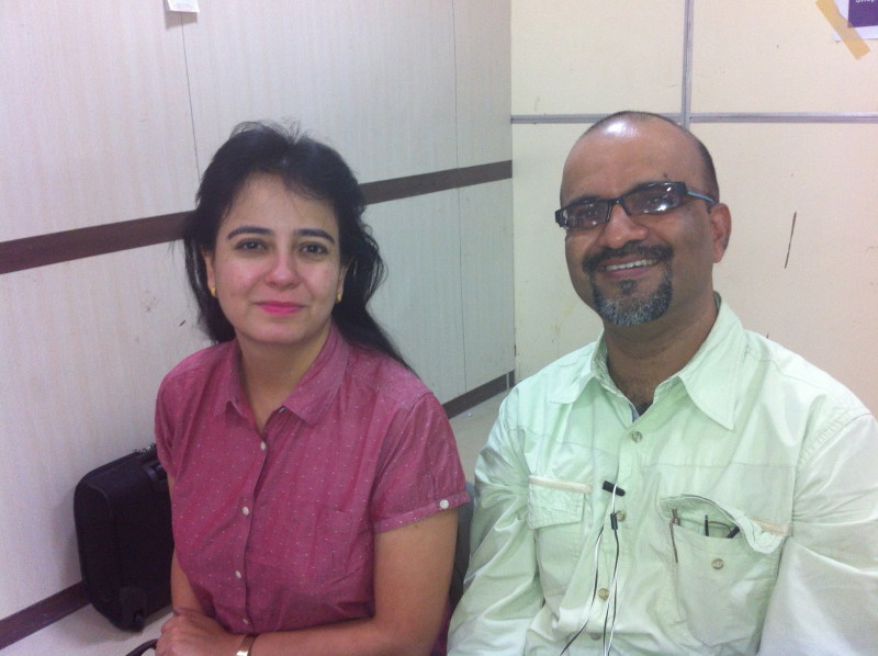 Anuradha Pal celebrity photo with me