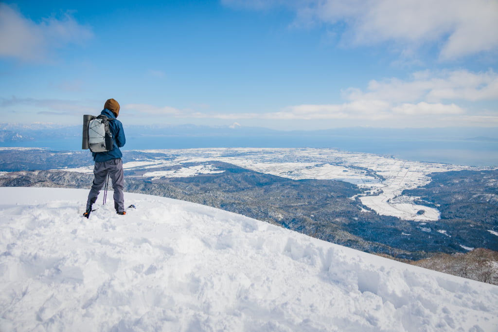 蛇谷ヶ峰でスノーシュー登山│滋賀大好きユーチューバーと