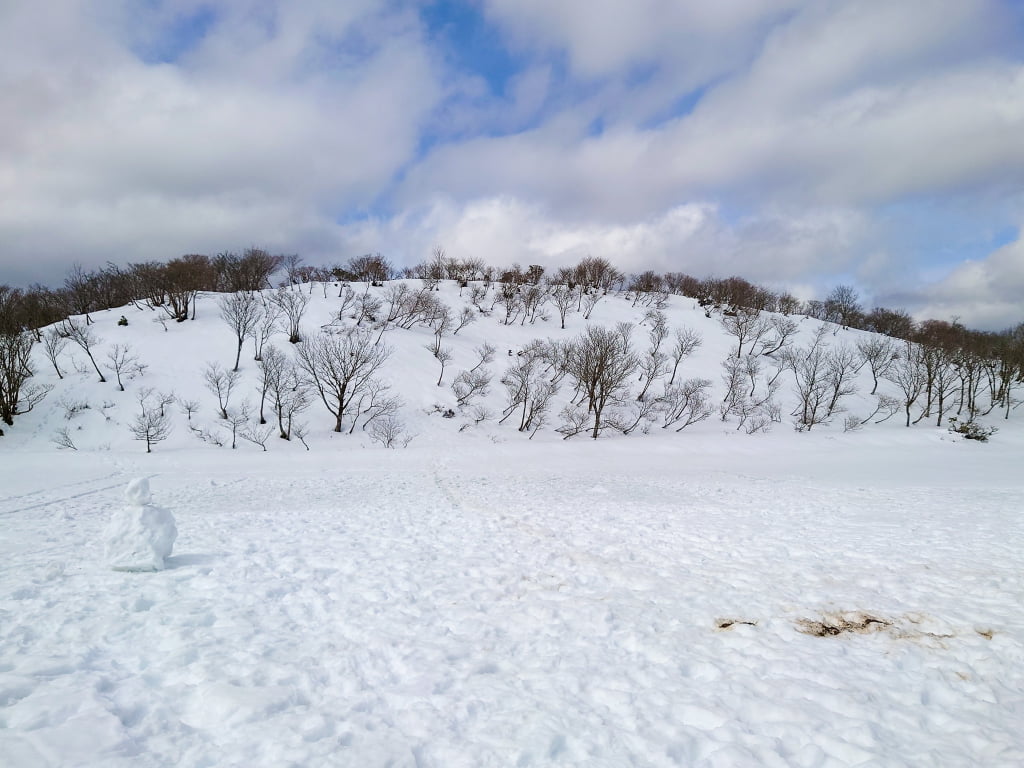 雪の蓬莱山登山│権現岳～蓬莱山ピストンルート