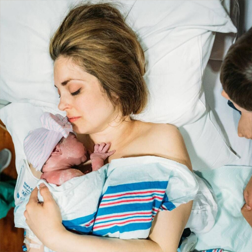 Amazing Images Of A Kid Assisting His Mother During Childbirth