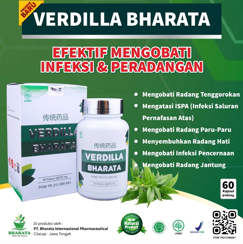 Verdilla Bharata obat infeksi paru dan peradangan / pneumonia