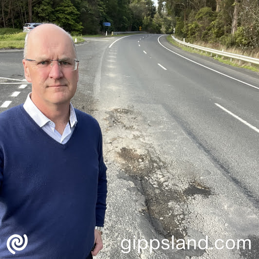 The Nationals Member for Gippsland South and Shadow Minister for Roads and Road Safety, Danny O'Brien, says it's criminal road workers are having to travel interstate when our own roads are in dire need of works