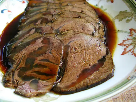 beef, beef shin, chinese, cold cuts, cold dish, recipe, soy sauce, spiced, 滷牛腱, shank