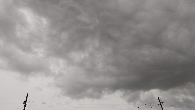 雨が降りそう…