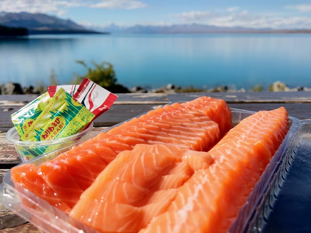 Mt Cook Alpine Salmon Lake Pukaki