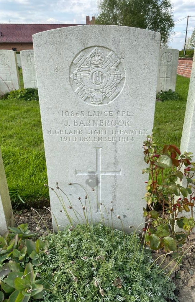 John Barnbrook grave