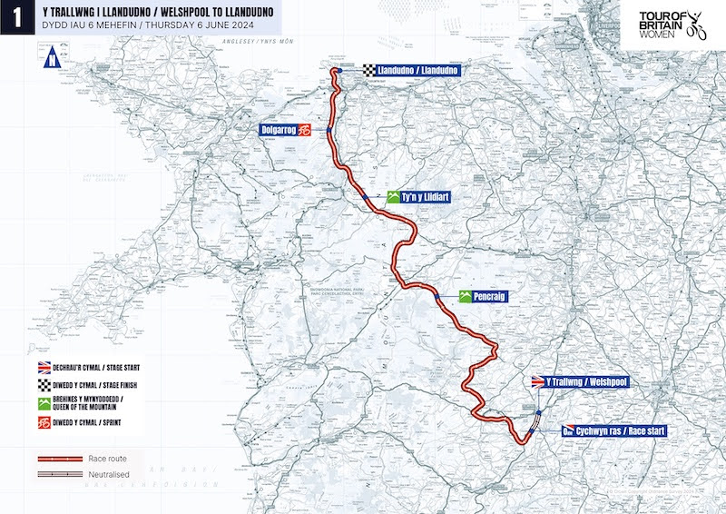 image for Route revealed for Welshpool launch of Tour of Britain