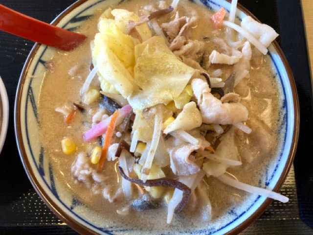 丸亀製麺豚ちゃんぽんうどん