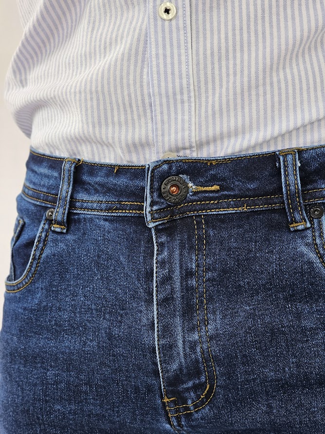 Jeans Hummer Tipo Cargo para caballero color azul 452-IM13-SN01