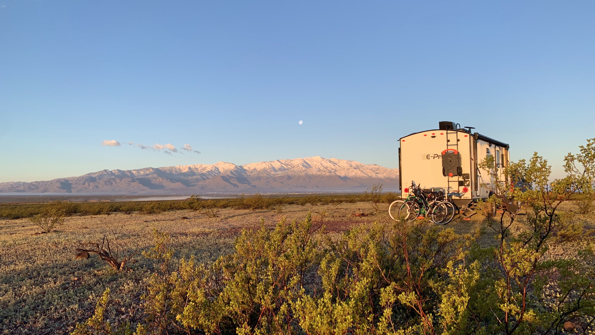 BLM dispersed camping near Stafford, Arizona