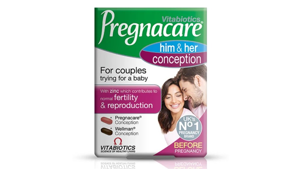 Viên uống Pregnacare Him & Her Conception hỗ trợ thụ thai tự nhiên hiệu quả