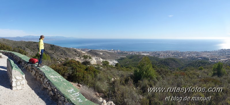 Sierra de Mijas desde Churriana hasta Osunillas