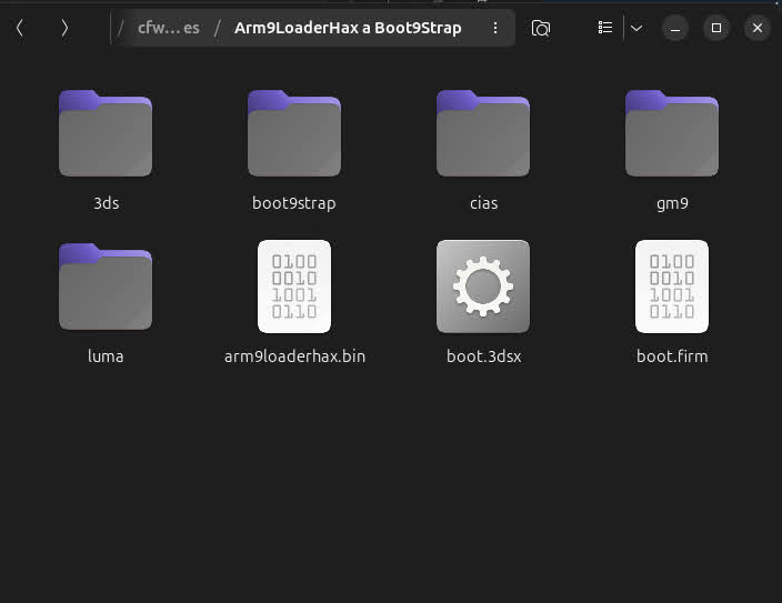 Archivos para actualizar CFW 7.1 e inferiores