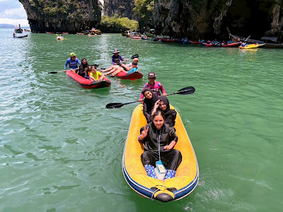 Experience the tour from a sit-on-top kayak, paddled by your guide