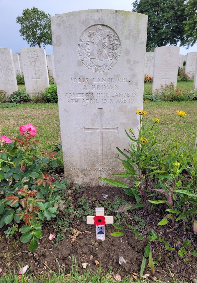 Alexander (Sandy) Brown grave