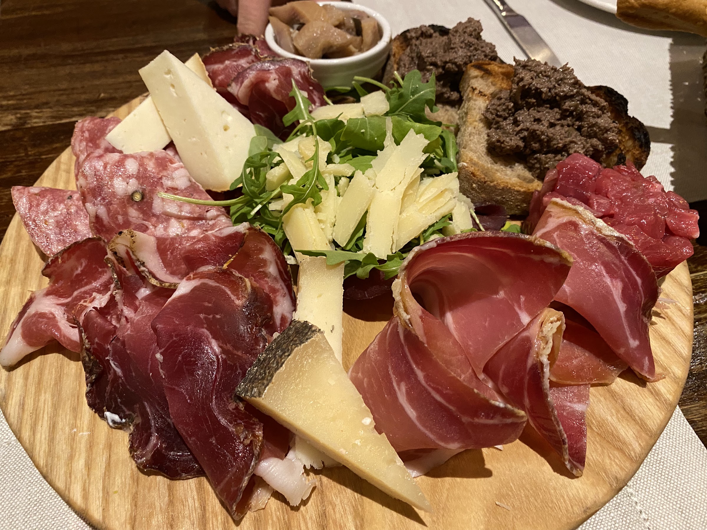 Charcuterie and cheese