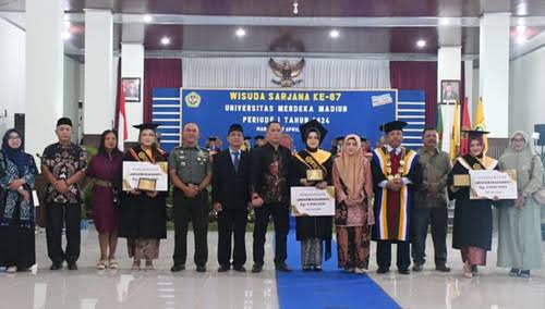 Wisuda Ke-67 Unmer Madiun, Danrem 081/DSJ Tegaskan Tantangan Ke Depan Tidaklah Mudah