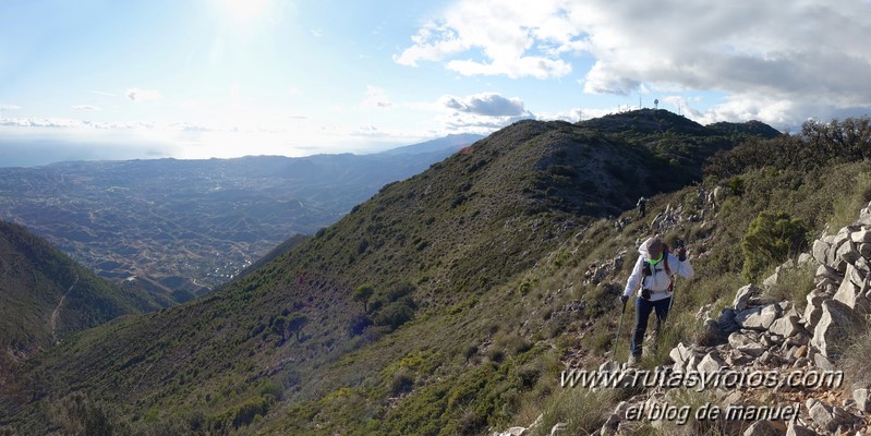 Sierra de Mijas desde Puerto Colorado