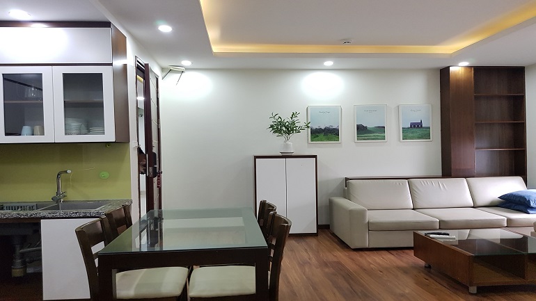 Nice modern 2 – bedroom apartment in To Ngoc Van street, Tay Ho district for rent