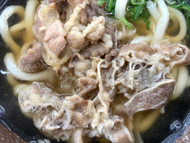 讃岐うどんむらさき肉うどん