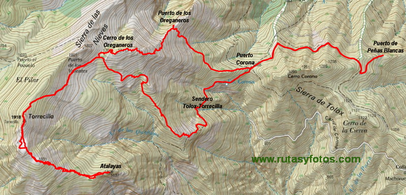 Puerto Corona-Oreganeros-Torrecilla-Atalayas