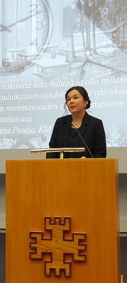 Väitöskuva Eveliina Puutio