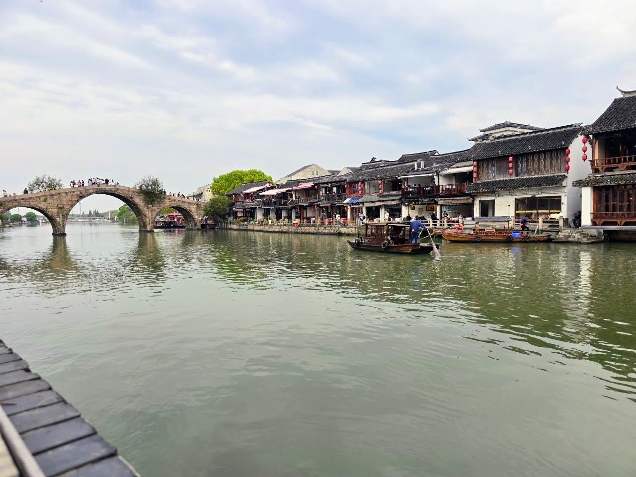 環保阿嬤的女兒唐玉書到***上海旅遊趣/江南古鎮朱家角202