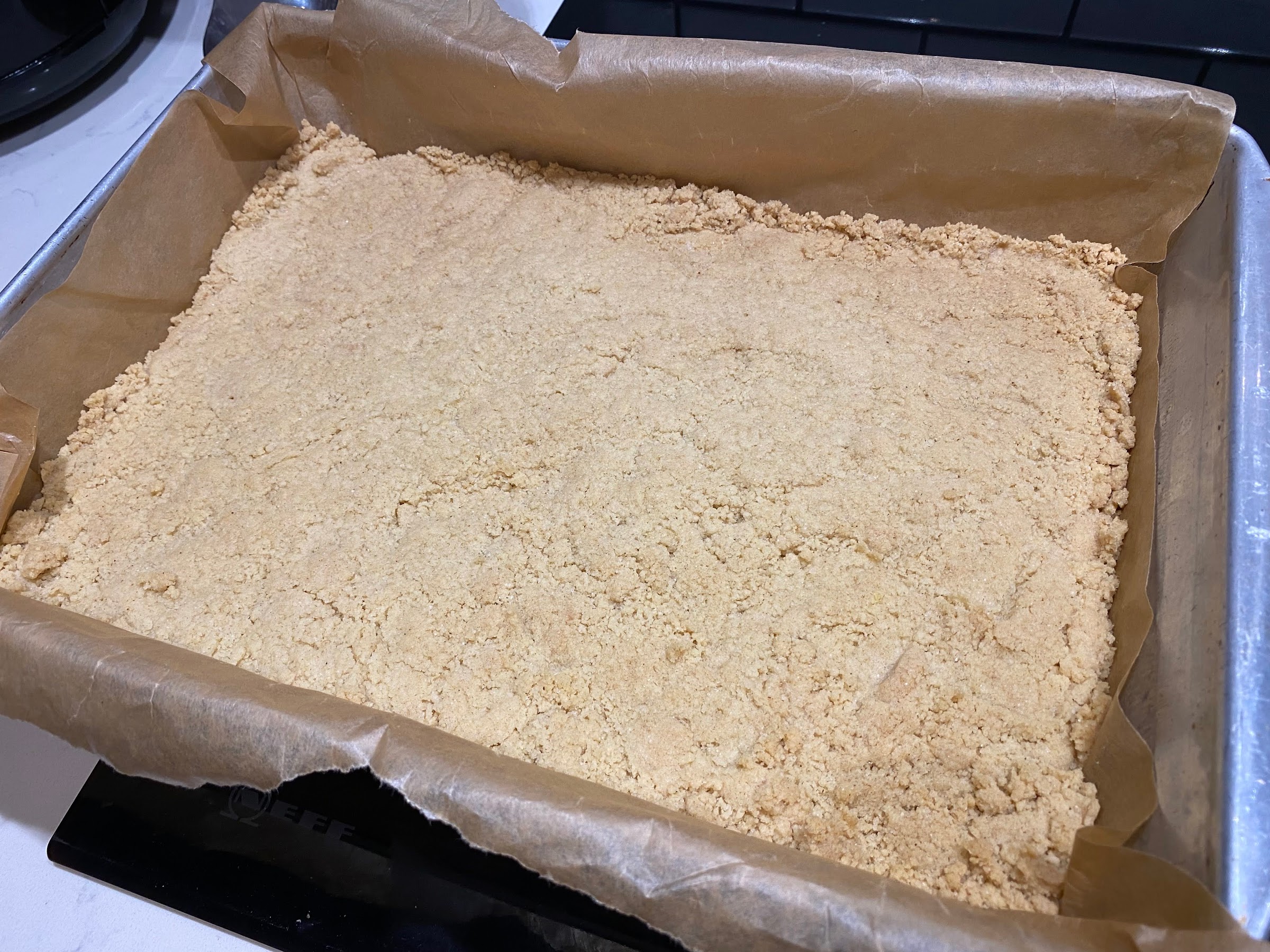 Baked cookie base