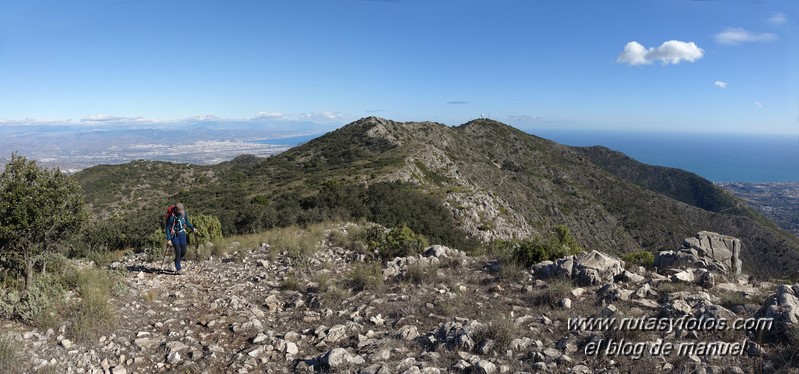 Sierra de Mijas desde Puerto Colorado