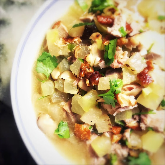 Winter Melon, Duck , roasted duck, cantonese, sui aap,Soup,chinese, recipe, 冬瓜燒鴨湯,燒鴨