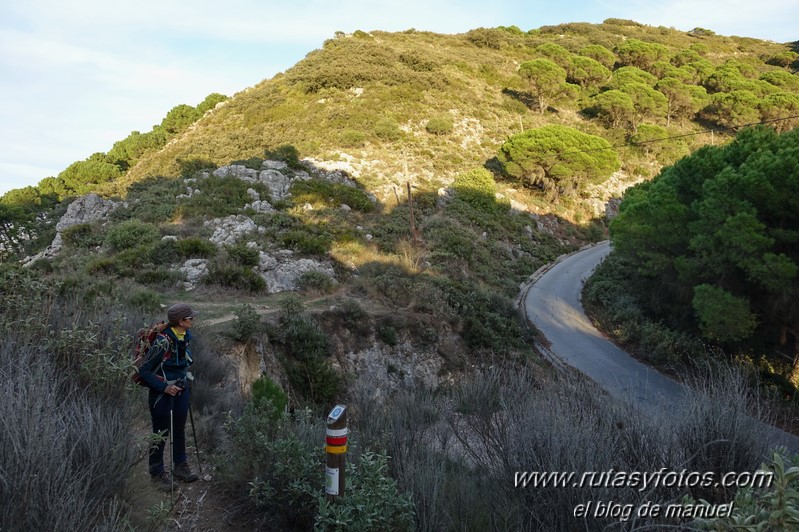 Sierra de Mijas desde Churriana hasta Osunillas