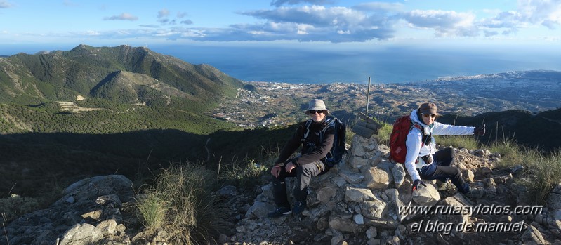 Sierra de Mijas desde Puerto Colorado