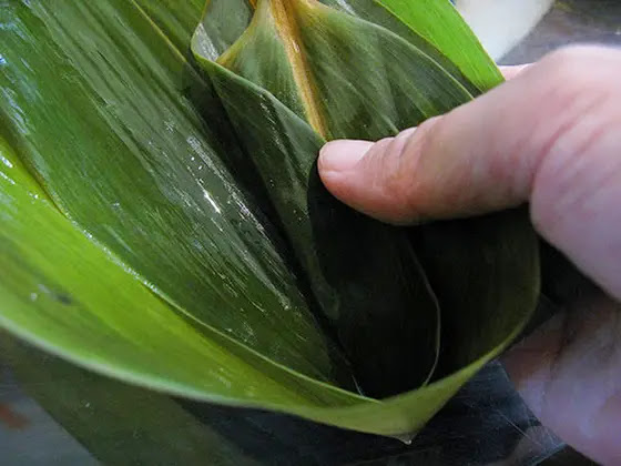 bamboo leaves, chinese, dragon boat festival, duanwu, glutinous rice, recipe, rice dumpling, salted duck egg, zhong zi, zhongzi, pork, meat, zong zi, zongzi, 粽子, 肉粽子